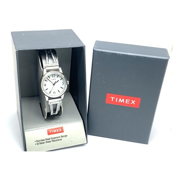 Timex Women\'s Watch TW2W18600 Quartz Silver Dial Stainless Steel 25mm main image 8